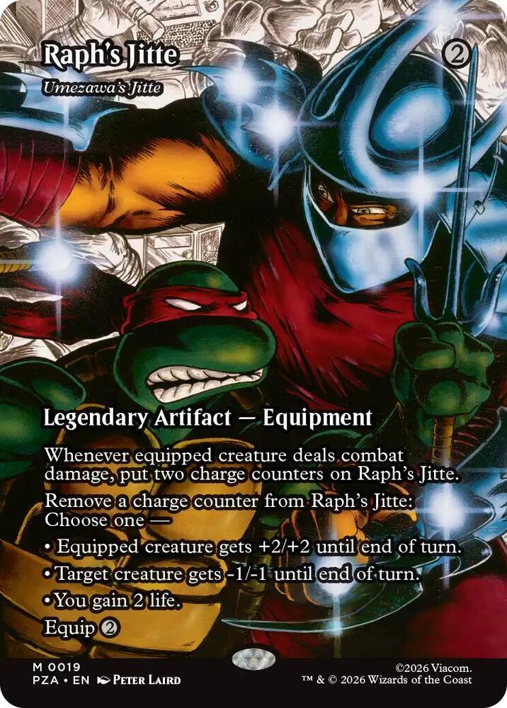 Raph's Jitte - Umezawa's Jitte 19 (Teenage Mutant Ninja Turtles Source Material)  - Borderless | Chromatic Games