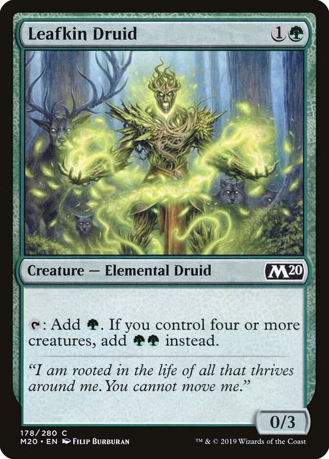 Leafkin Druid 178 (Core Set 2020)  | Chromatic Games
