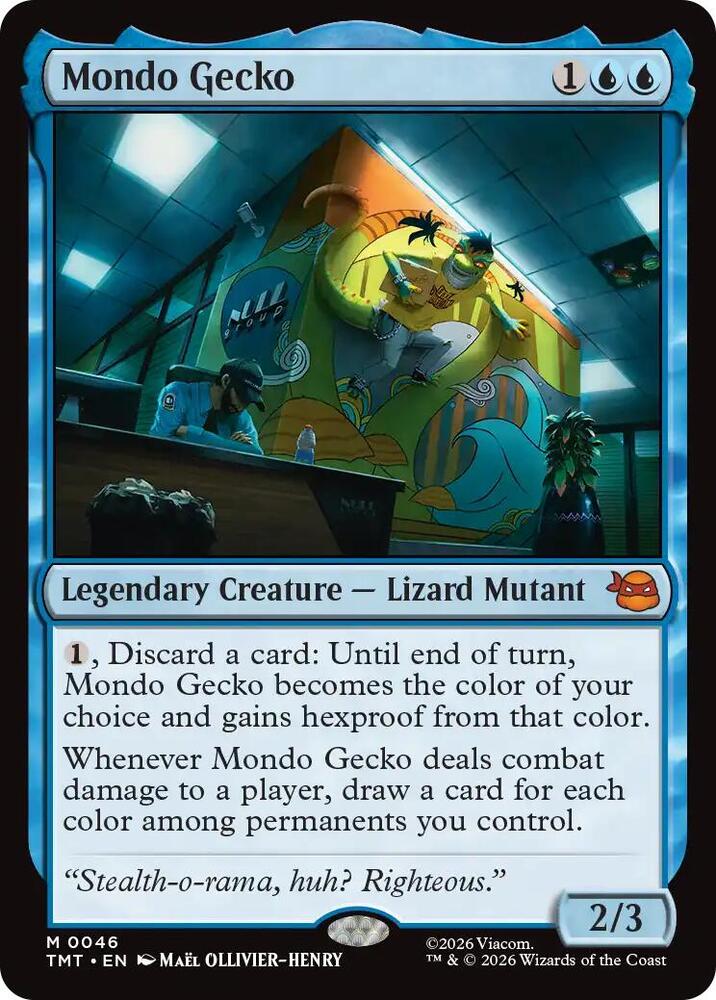 Mondo Gecko 46/190 (Teenage Mutant Ninja Turtles)  | Chromatic Games