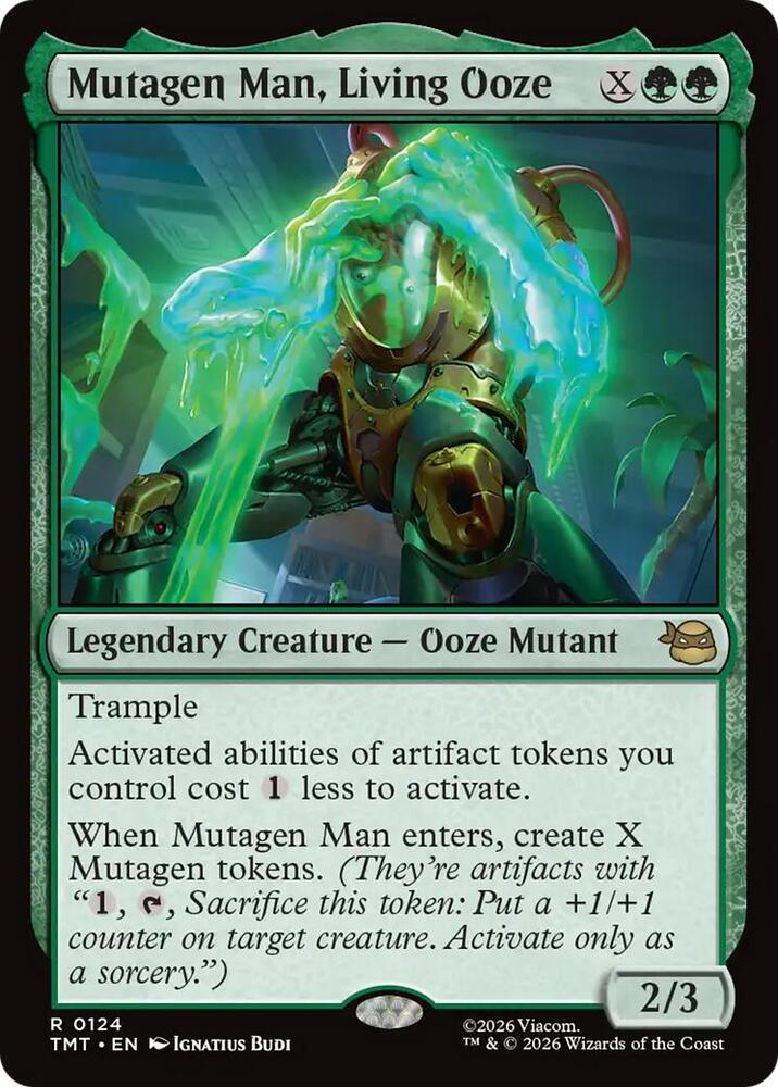 Mutagen Man, Living Ooze 124 (Teenage Mutant Ninja Turtles)  - Foil | Chromatic Games