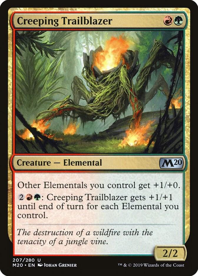 Creeping Trailblazer 207/280 (Core Set 2020)  - Foil | Chromatic Games