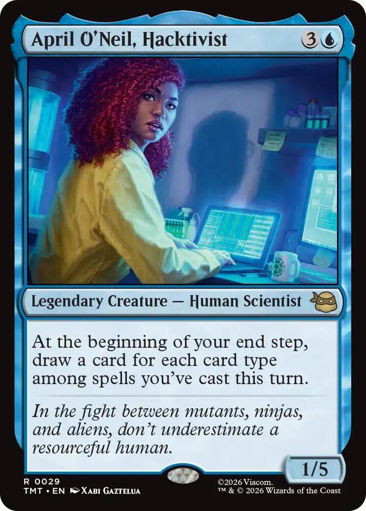 April O'Neil, Hacktivist 29/190 (Teenage Mutant Ninja Turtles)  | Chromatic Games
