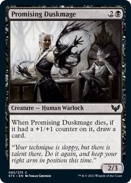 Promising Duskmage 85 (Strixhaven: School of Mages)  | Chromatic Games
