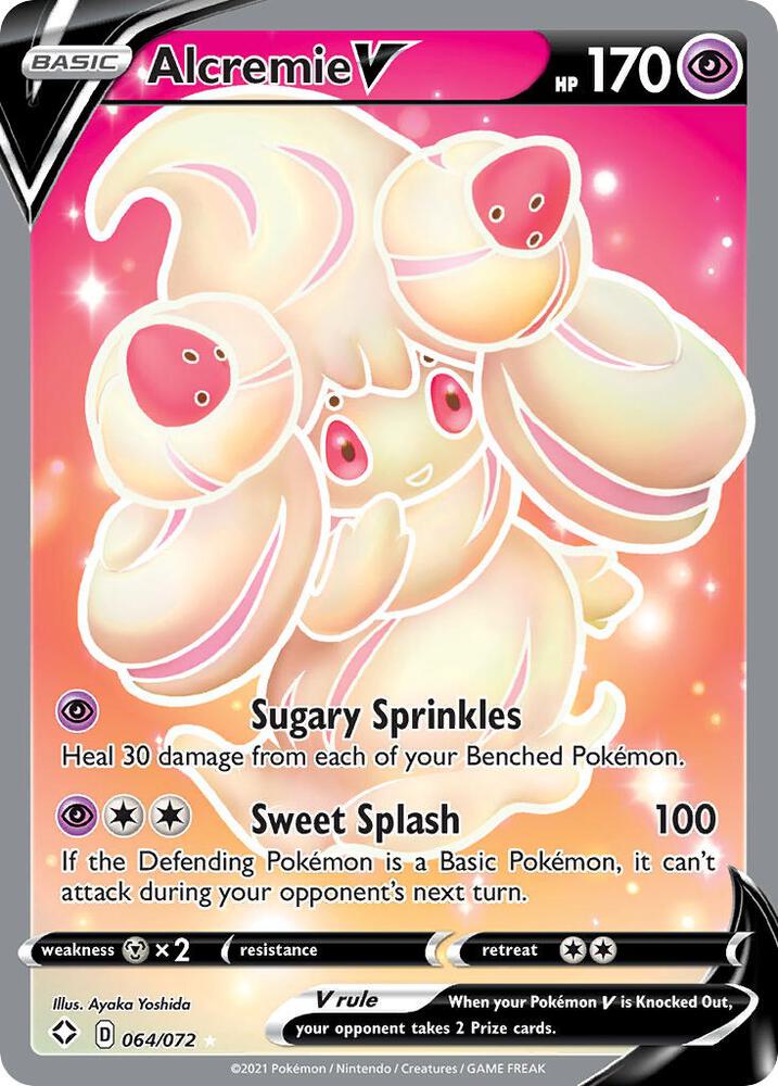 Alcremie V 064/072 (Shining Fates)  - Holofoil | Chromatic Games
