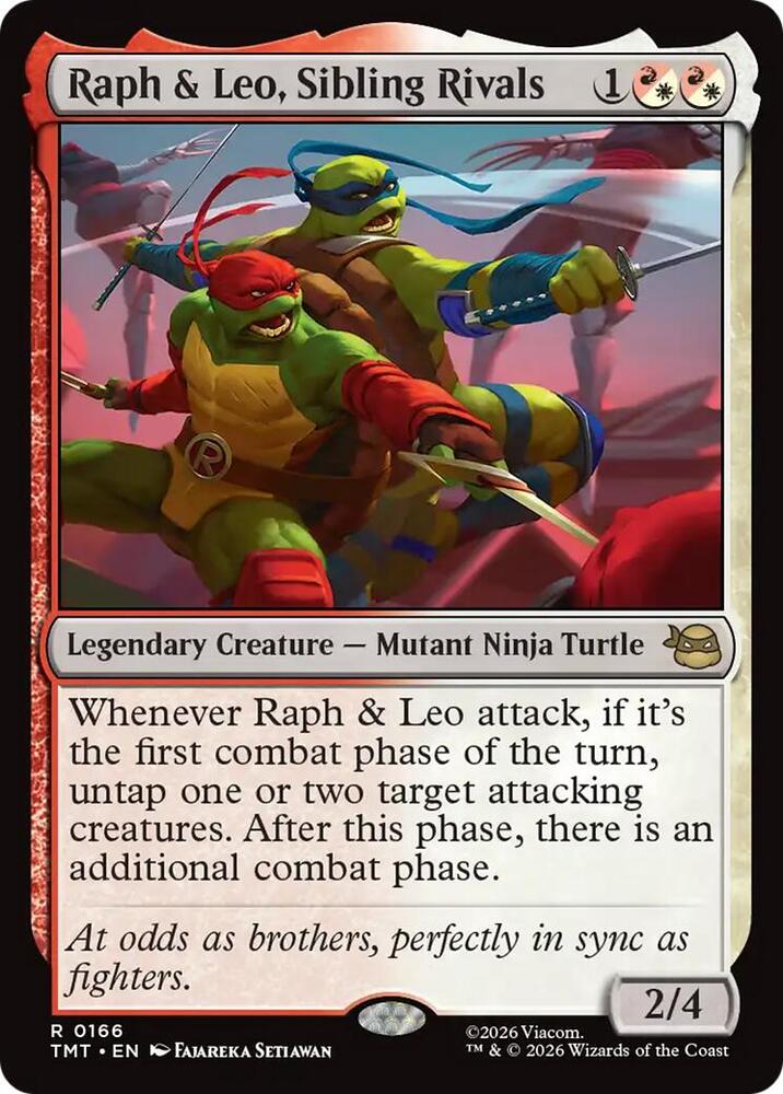 Raph and Leo Sibling Rivals 166 (Teenage Mutant Ninja Turtles)  | Chromatic Games
