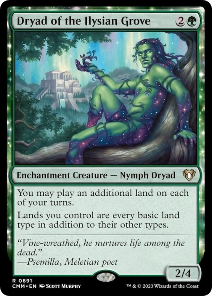 Dryad of the Ilysian Grove 891/451 (Commander Masters)  | Chromatic Games