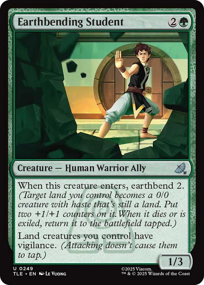 Earthbending Student 249 (Avatar: The Last Airbender: Eternal-Legal)  - Foil | Chromatic Games
