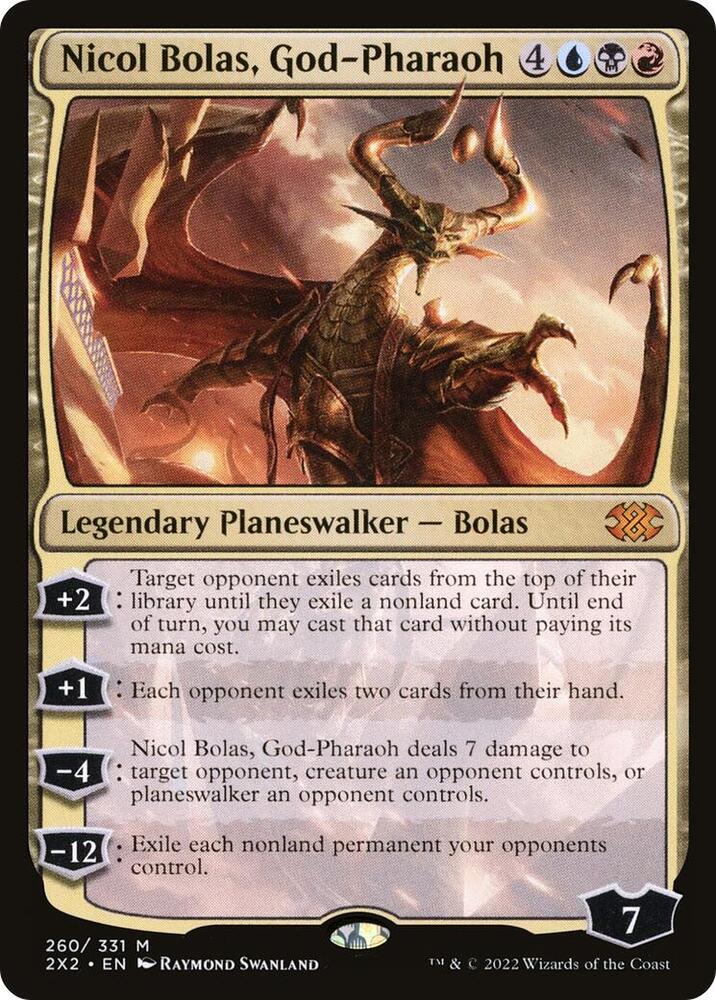 Nicol Bolas God Pharaoh 260 (Double Masters 2022)  - Foil | Chromatic Games
