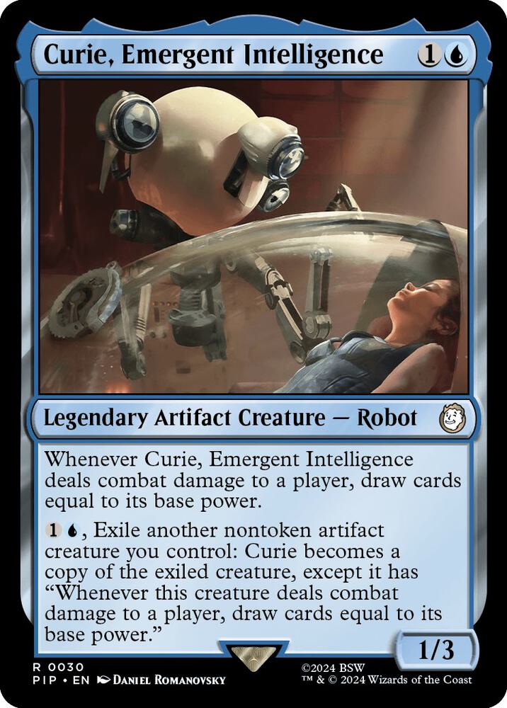 Curie, Emergent Intelligence 30/326 (Universes Beyond: Fallout)  | Chromatic Games