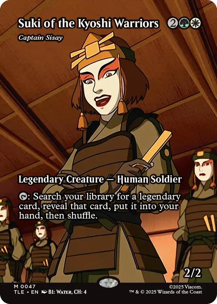 Suki of the Kyoshi Warriors - Captain Sisay 47 (Avatar: The Last Airbender: Eternal-Legal)  - Borderless | Chromatic Games