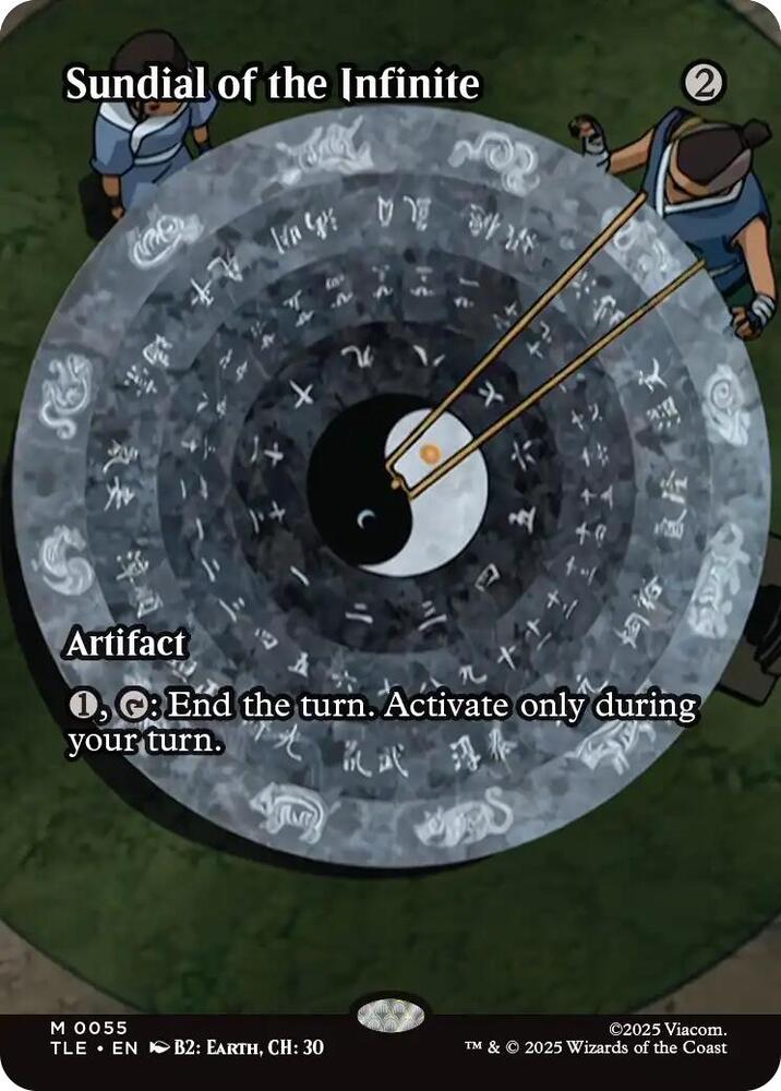 Sundial of the Infinite 55 (Avatar: The Last Airbender: Eternal-Legal)  - Borderless Foil | Chromatic Games