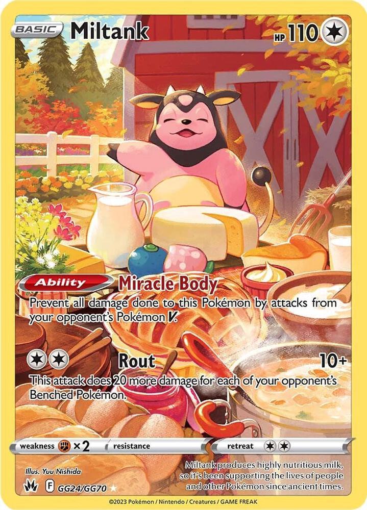 Miltank GG24/GG70 (Crown Zenith: Galarian Gallery)  - Holofoil | Chromatic Games