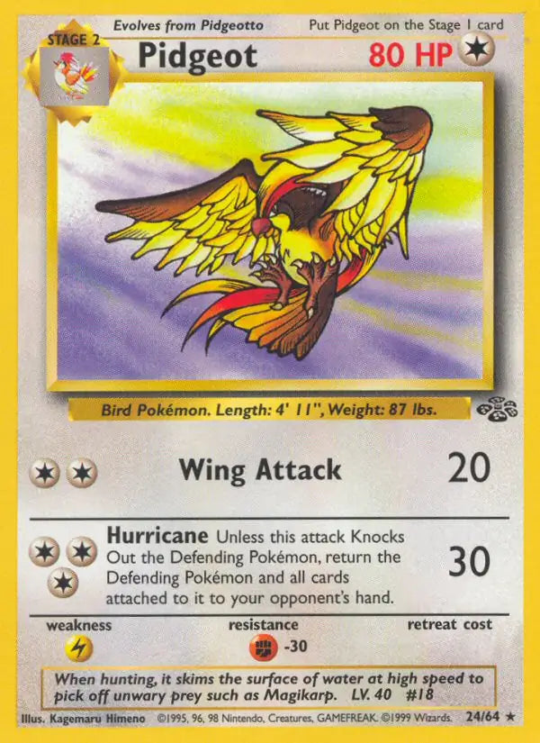 Pidgeot 24/64 (Jungle)  - Unlimited | Chromatic Games