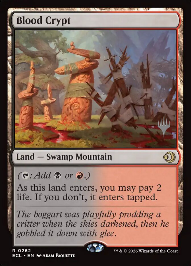 Blood Crypt 262 (Promo Pack: Lorwyn Eclipsed)  - Foil | Chromatic Games