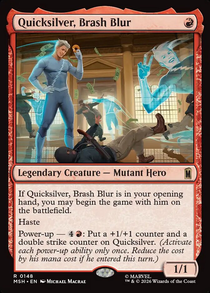 Quicksilver, Brash Blur 148 (Marvel Super Heroes)  | Chromatic Games