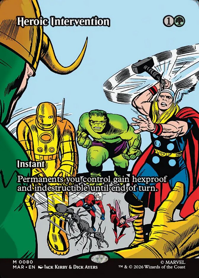 Heroic Intervention 80 (Marvel Universe Eternal-Legal)  - Borderless | Chromatic Games