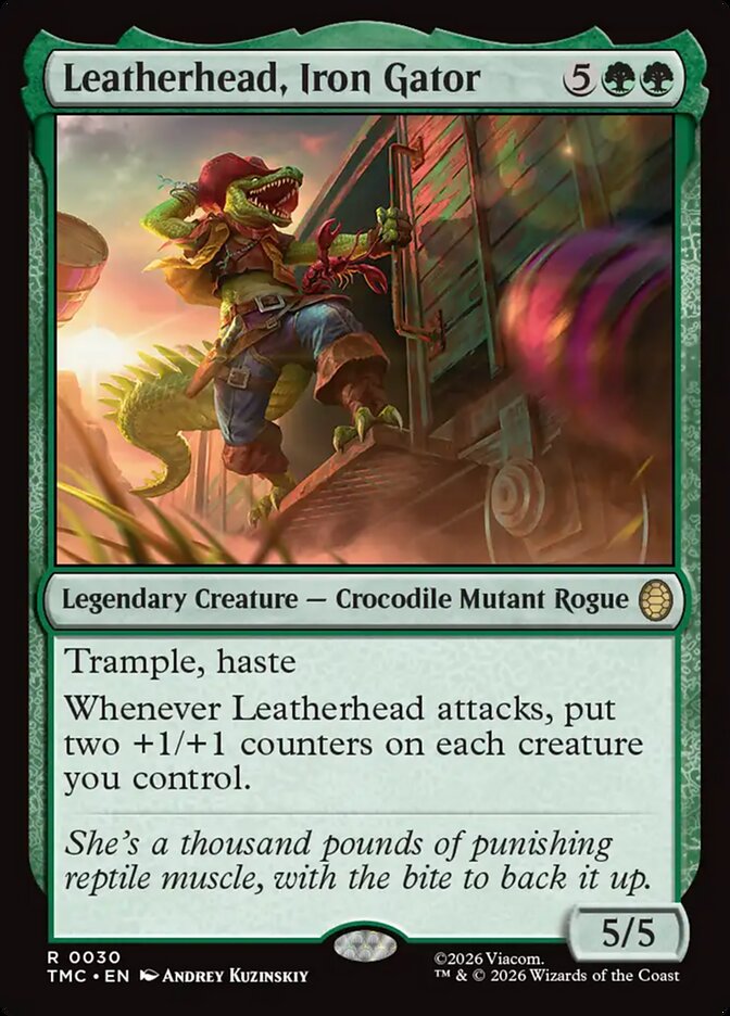Leatherhead, Iron Gator 30 (Commander: Teenage Mutant Ninja Turtles)  | Chromatic Games