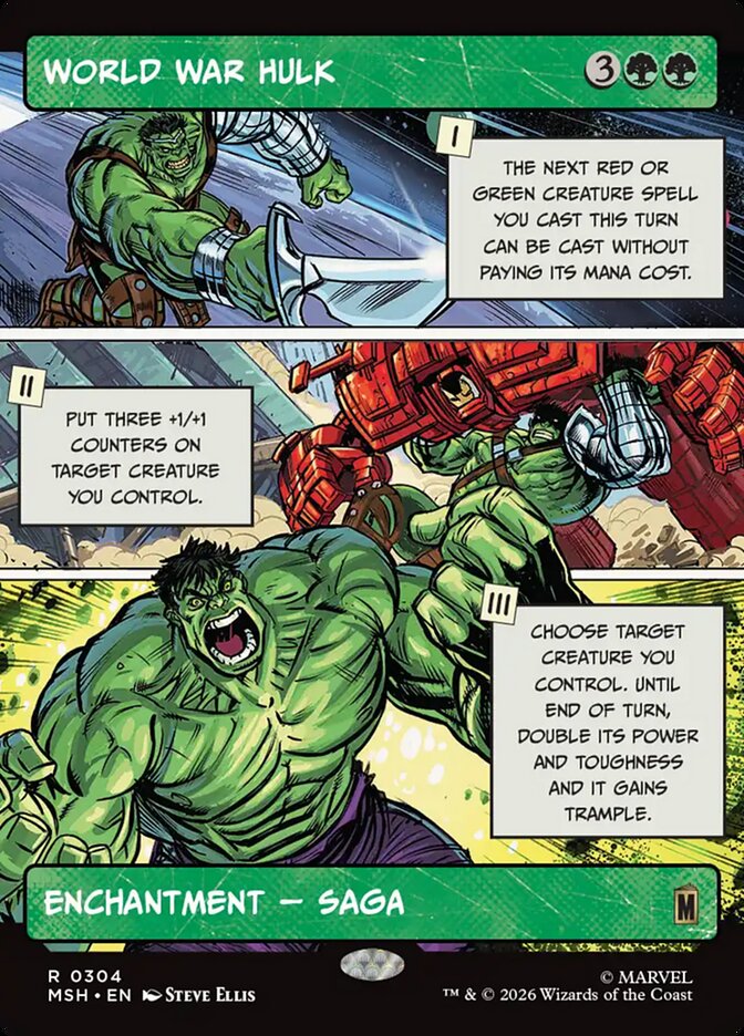 World War Hulk 304 (Marvel Super Heroes)  - Showcase | Chromatic Games