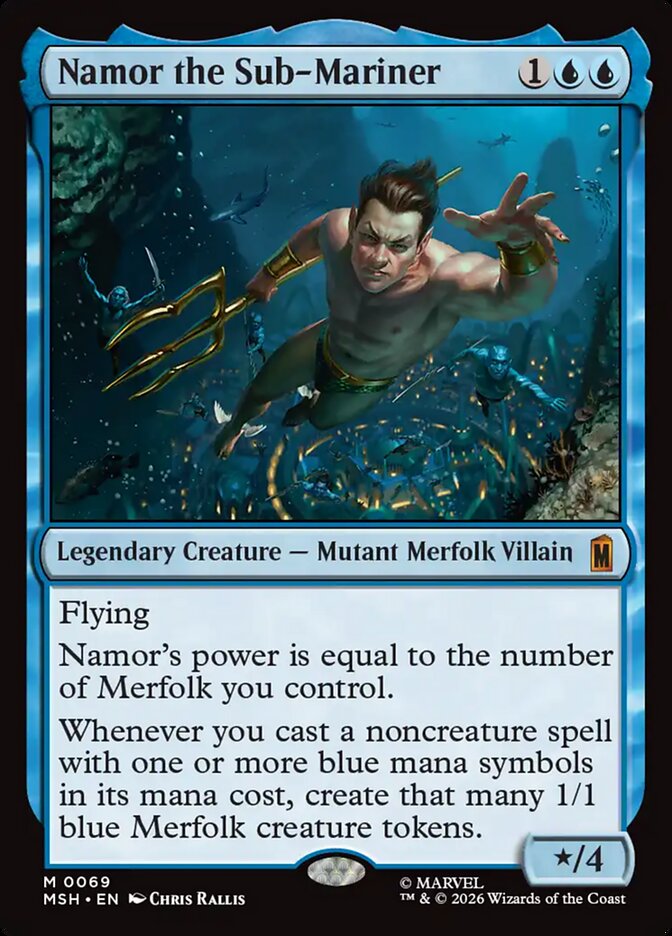 Namor the Sub-Mariner 69 (Marvel Super Heroes)  - Foil | Chromatic Games