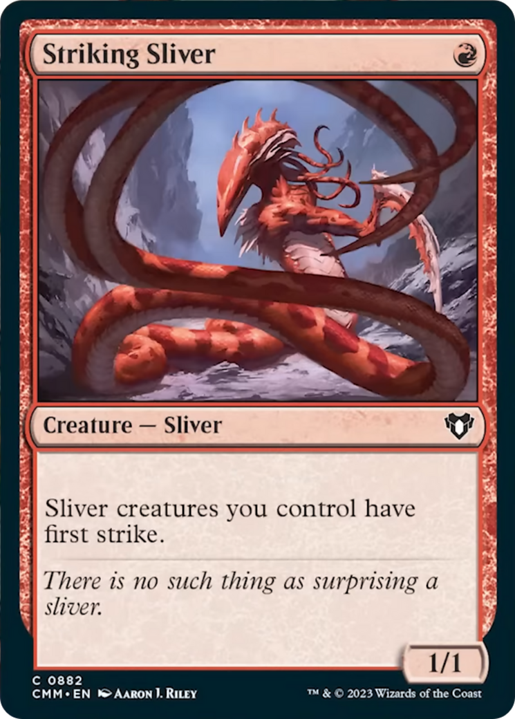 Striking Sliver [Commander Masters] | Chromatic Games