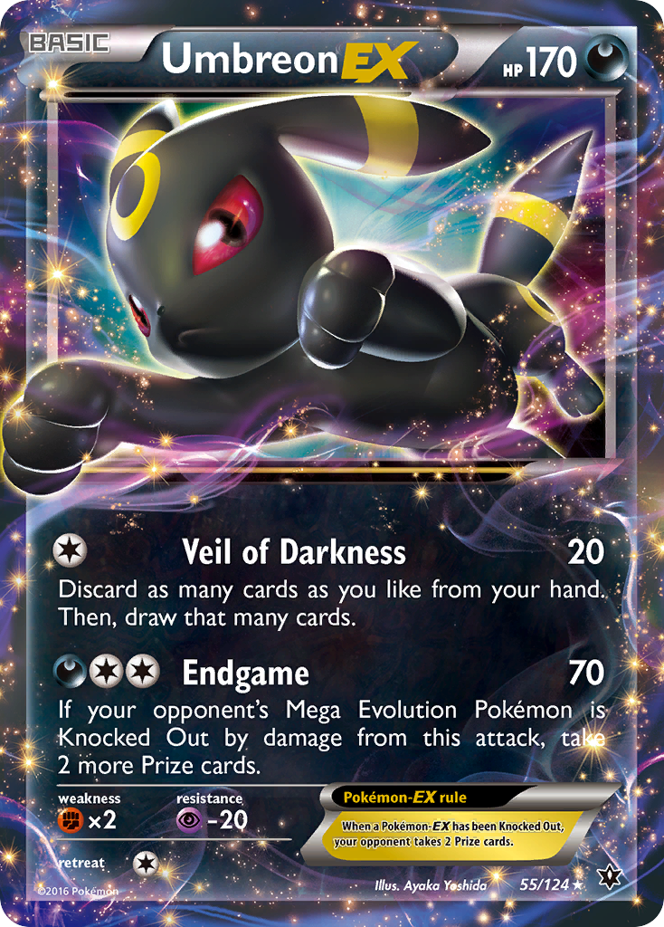 Umbreon EX (55/124) [XY: Fates Collide] | Chromatic Games