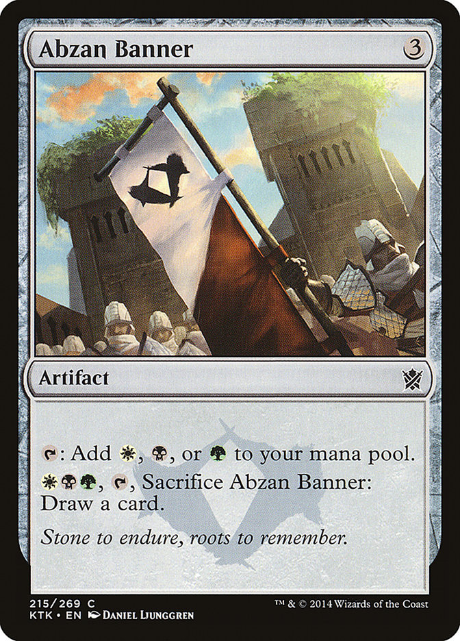 Abzan Banner 215 (Khans of Tarkir)  | Chromatic Games
