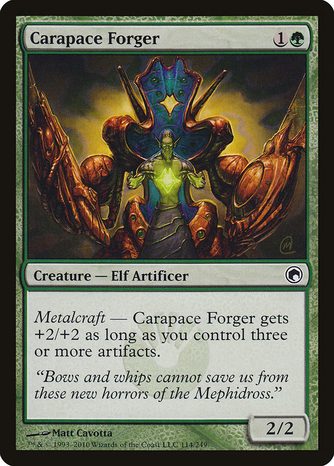 Carapace Forger 114/249 (Scars of Mirrodin)  | Chromatic Games