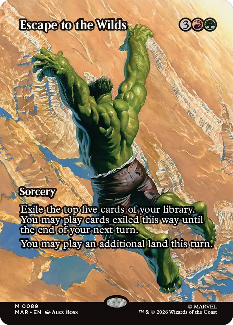 Escape to the Wilds (Borderless) [Marvel Universe: Eternal-Legal] | Chromatic Games