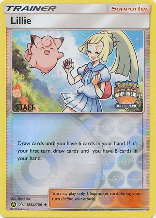 Lillie (125a/156) (Regional Promo Staff) [Sun & Moon: Ultra Prism] | Chromatic Games