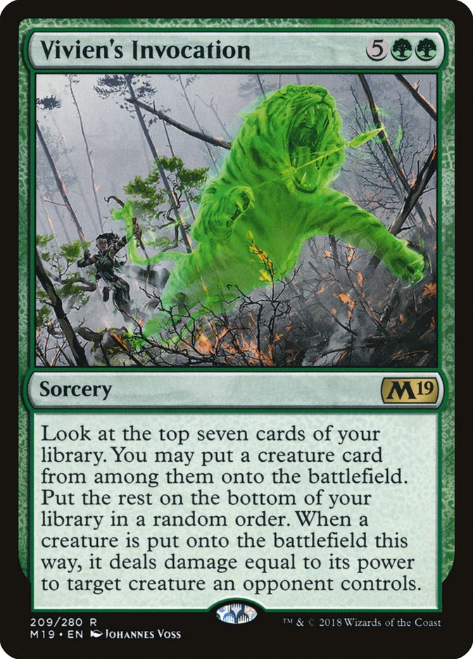 Vivien's Invocation 209/280 (Core Set 2019)  | Chromatic Games