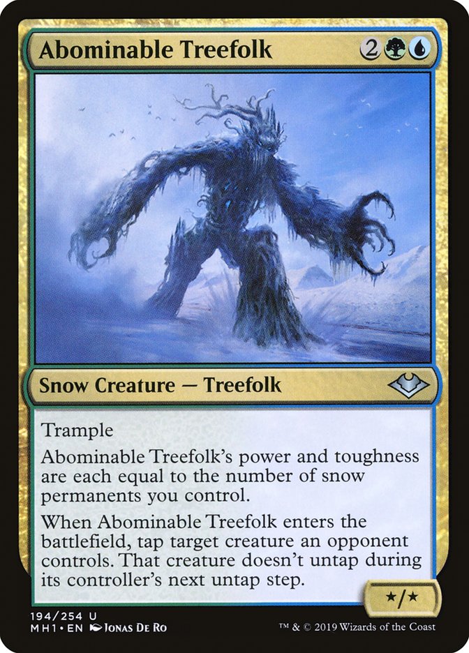 Abominable Treefolk [Modern Horizons] | Chromatic Games