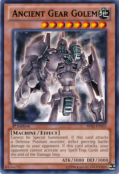 Ancient Gear Golem [BP02-EN035] Mosaic Rare | Chromatic Games