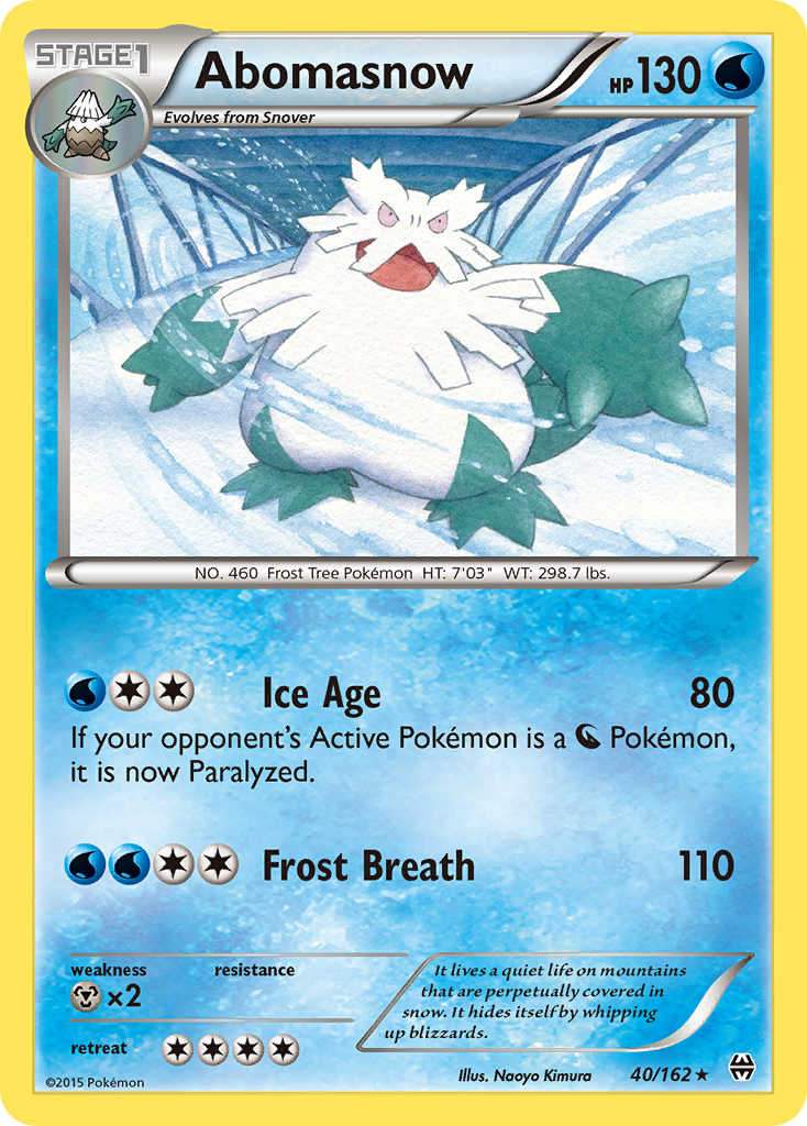 Abomasnow (40/162) [XY: BREAKthrough] | Chromatic Games