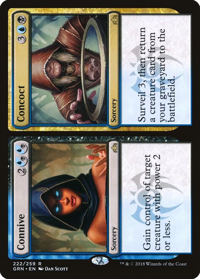 Connive // Concoct 222/259 (Guilds of Ravnica)  | Chromatic Games