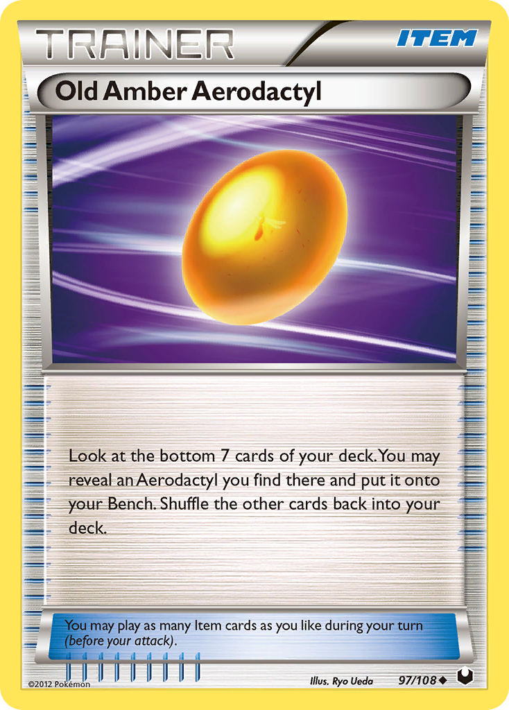 Old Amber Aerodactyl (97/108) [Black & White: Dark Explorers] | Chromatic Games