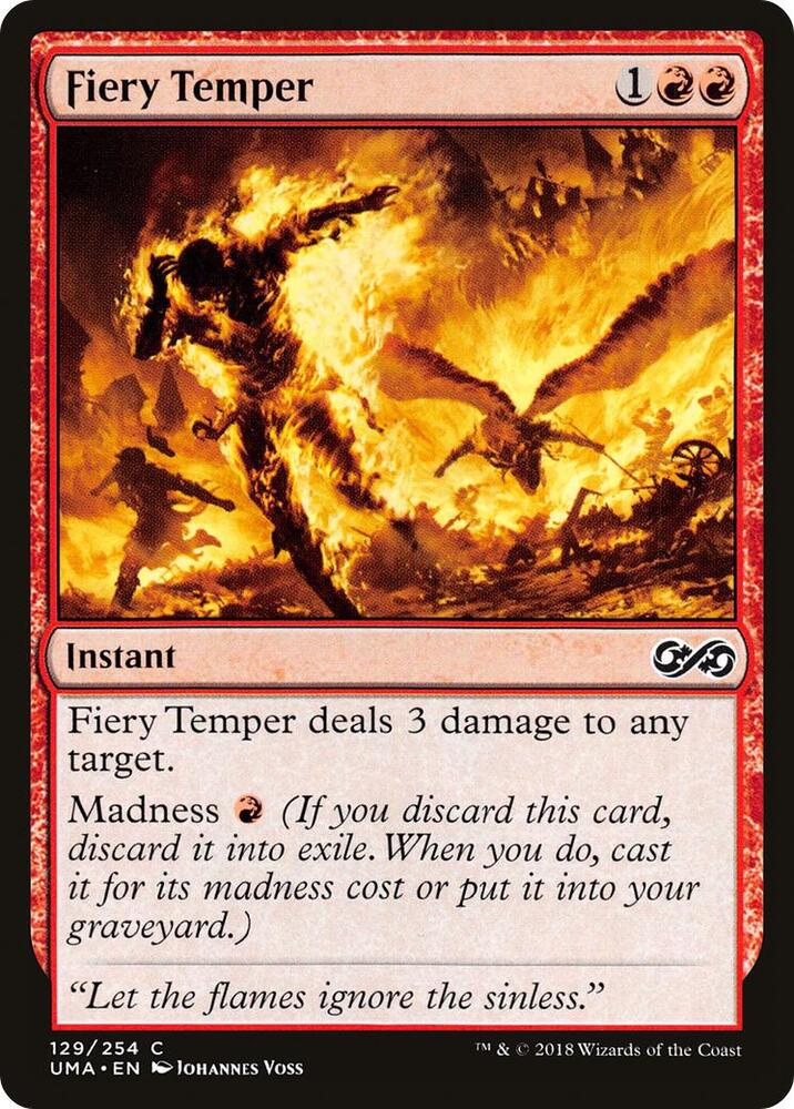Fiery Temper 129/254 (Ultimate Masters)  | Chromatic Games