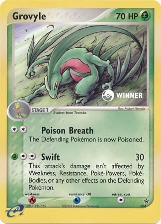 Grovyle (004) (Jumbo Card) [Nintendo: Black Star Promos] | Chromatic Games