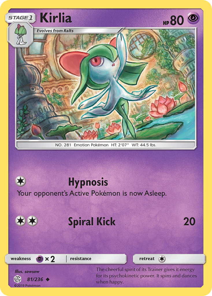 Kirlia (81/236) [Sun & Moon: Cosmic Eclipse] | Chromatic Games