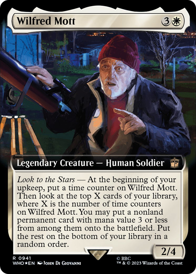 Wilfred Mott (Extended Art) (Surge Foil) [Doctor Who] | Chromatic Games