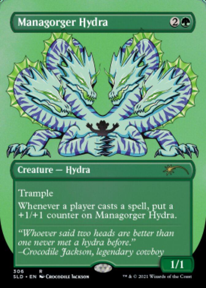 Managorger Hydra (Borderless) (Foil Etched) [Secret Lair Drop Series] | Chromatic Games