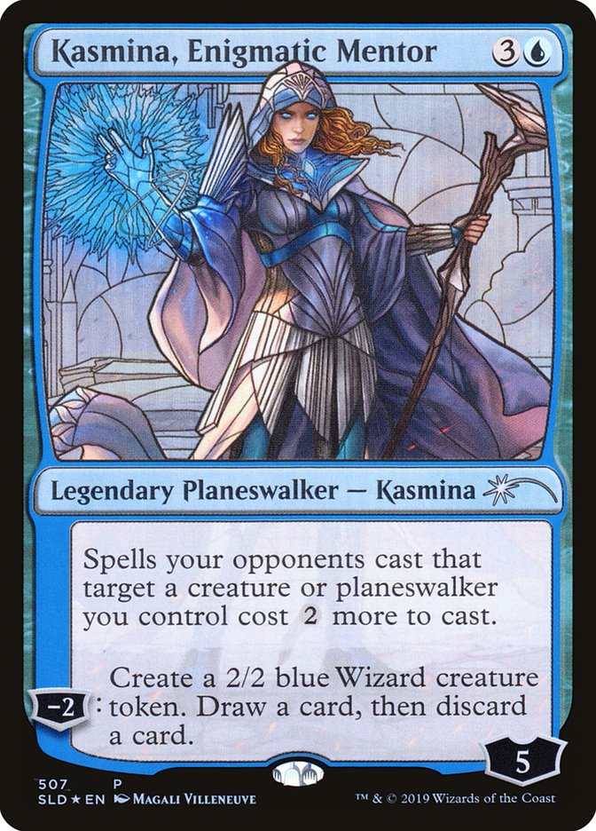 Kasmina, Enigmatic Mentor (Stained Glass) [Secret Lair Drop Promos] | Chromatic Games