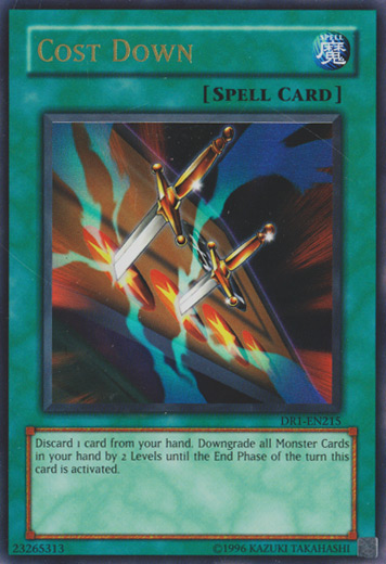 Cost Down [DR1-EN215] Ultra Rare | Chromatic Games