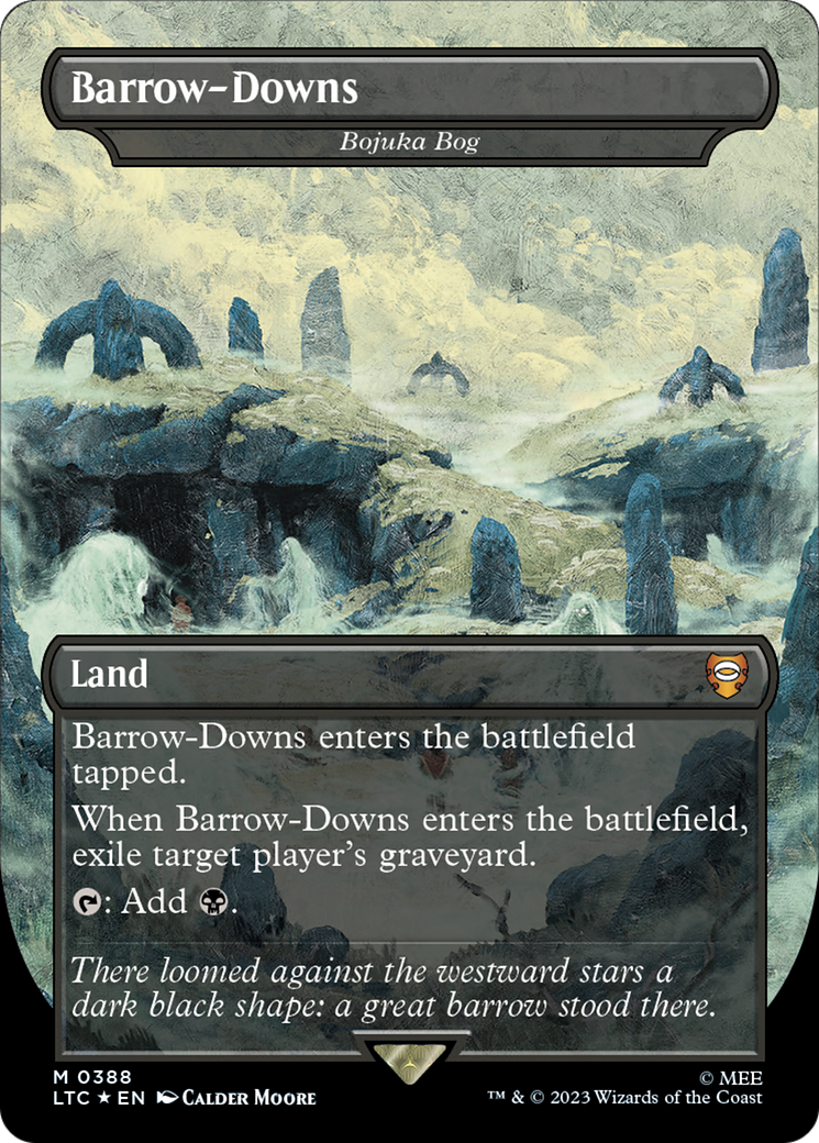 Barrow-Downs - Bojuka Bog (Surge Foil Realms and Relics) [The Lord of the Rings: Tales of Middle-Earth Commander] | Chromatic Games