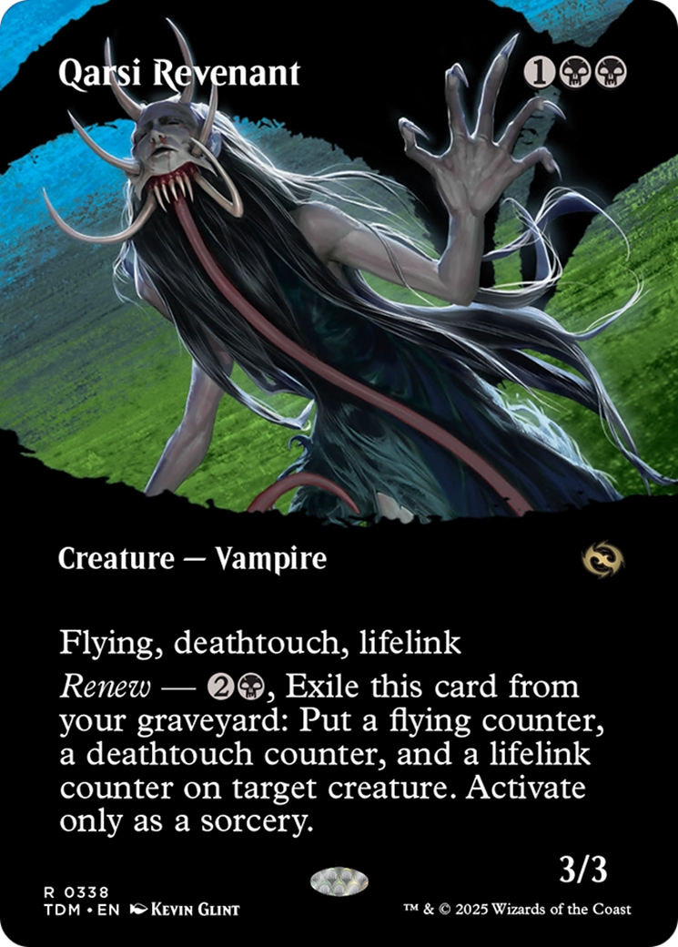 Qarsi Revenant (Borderless) [Tarkir: Dragonstorm] | Chromatic Games