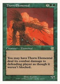 Thorn Elemental (Oversized) [Oversize Cards] | Chromatic Games