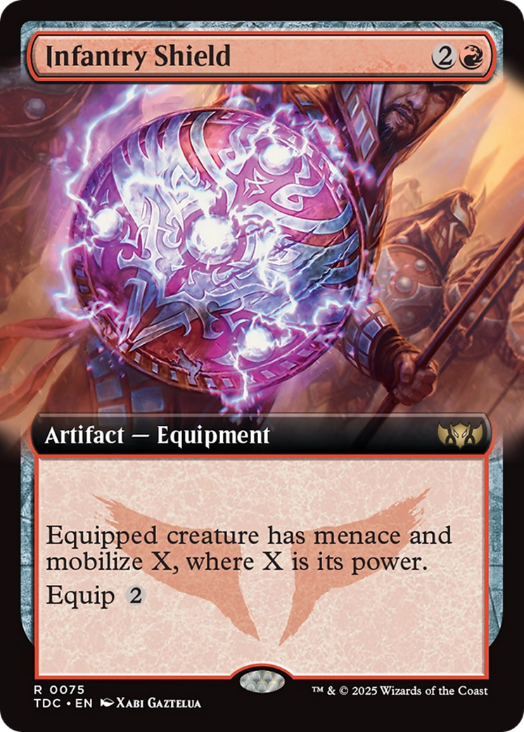 Infantry Shield (Extended Art) [Tarkir: Dragonstorm Commander] | Chromatic Games