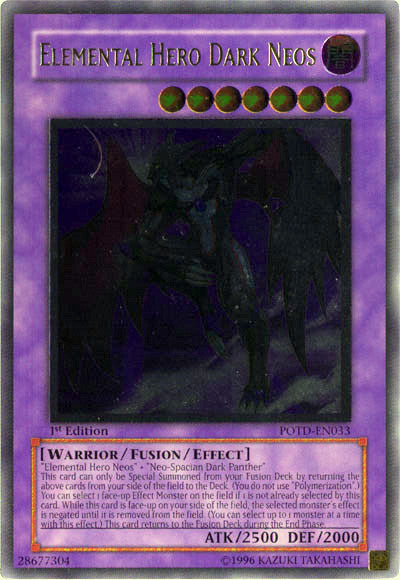 Elemental Hero Dark Neos [POTD-EN033] Ultimate Rare | Chromatic Games