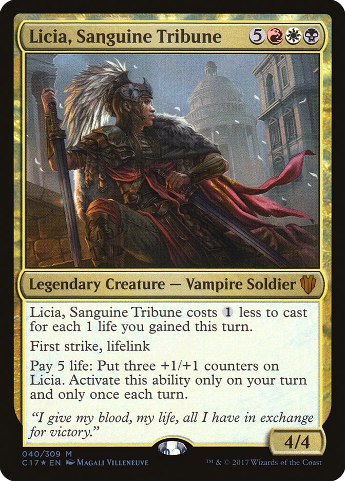 Licia, Sanguine Tribune 40/309 (Commander 2017)  - Foil | Chromatic Games