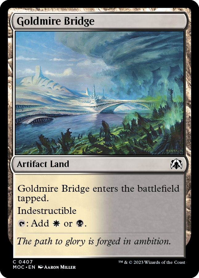 Goldmire Bridge [March of the Machine Commander] | Chromatic Games