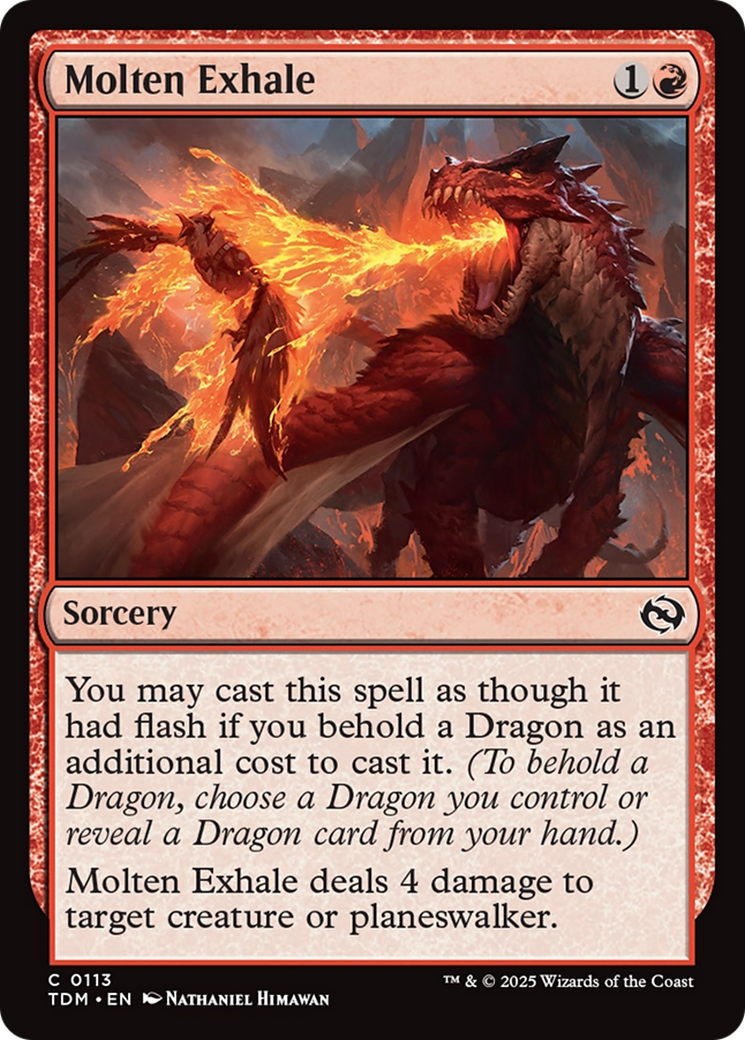 Molten Exhale [Tarkir: Dragonstorm] | Chromatic Games